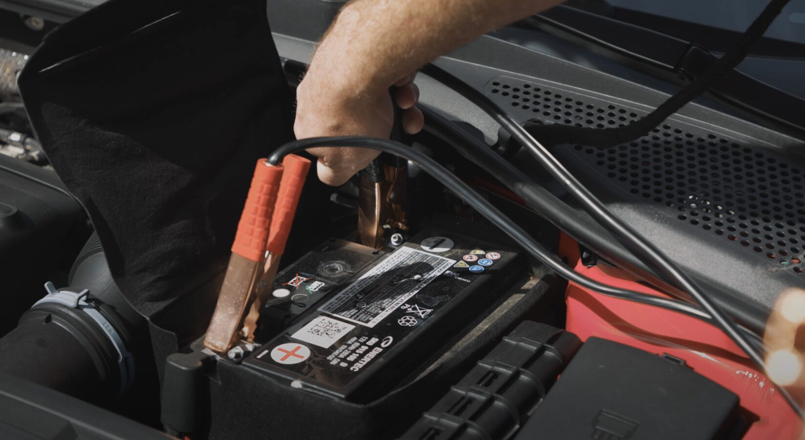 Roadside assistance battery jump start service